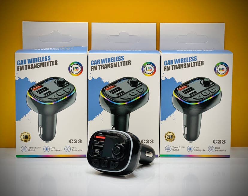 اف ام پلیر + شارژر مدل  C23 - یزد موبایل