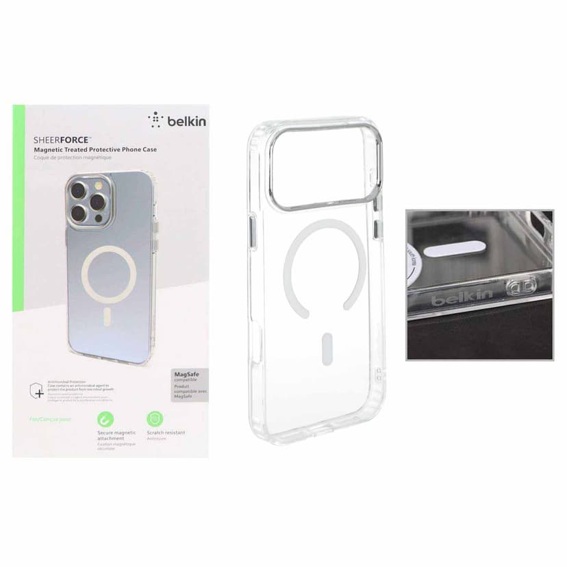 قاب belkin شفاف Magsafe مدل Apple iPhone 17 PRO - یزد موبایل