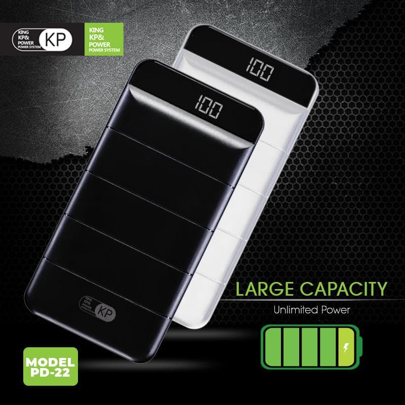 شارژر همراه کینگ کی پی اند پاور مدل PD-30 ظرفیت 30000 میلی آمپرساعت - یزد موبایل