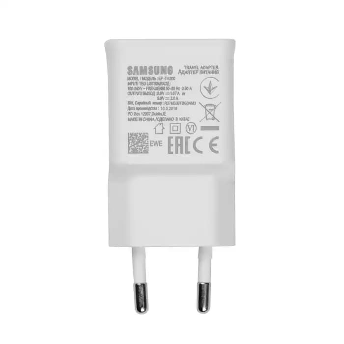 شارژر دیواری 15W USB سامسونگ اورجینال مدل S10 EP-TA200 - تصویر 1