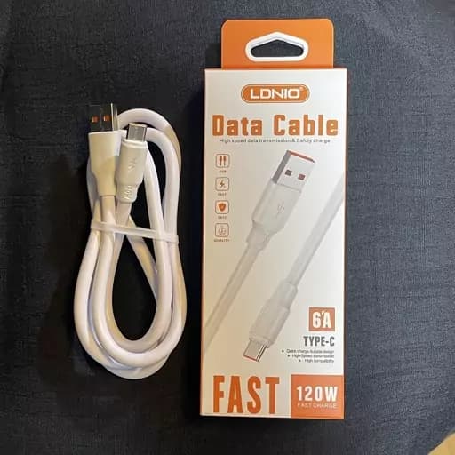 کابل شارژ USB به Type C الدینیو LDNIO  1 متر - تصویر 1