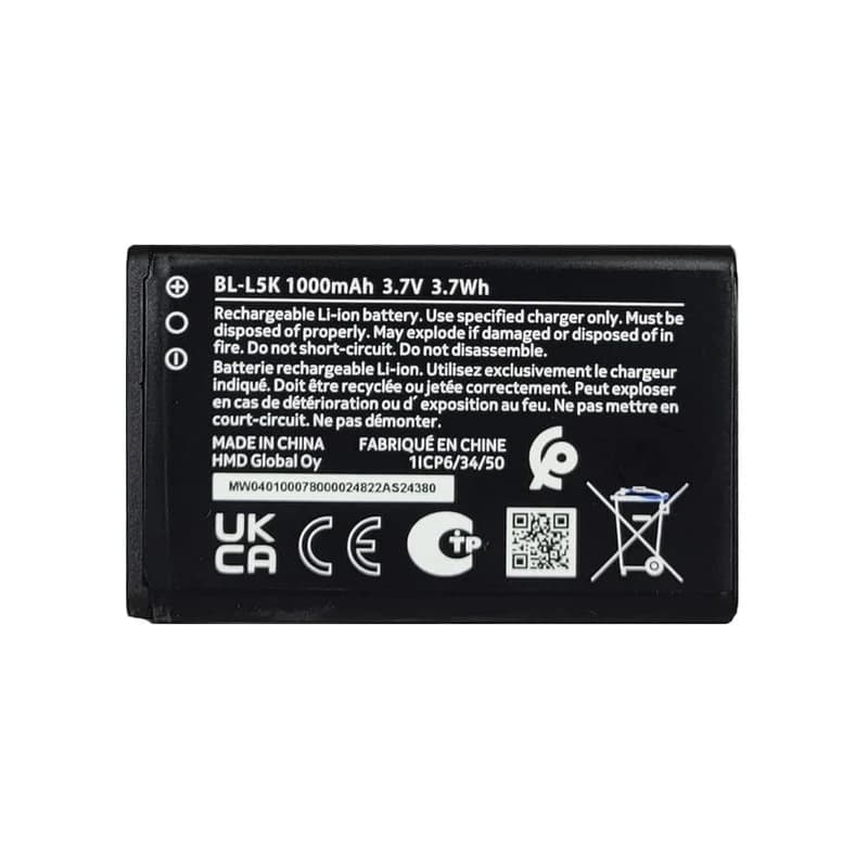 باتری موبایل مدل BL-L5K ظرفیت 1000 میلی آمپر ساعت - یزد موبایل