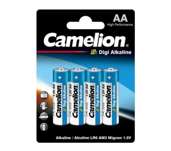 باتری قلمی کملیون مدل Digi Alkaline بسته 4 عددی - یزد موبایل