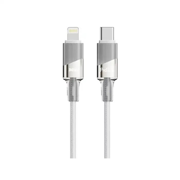کابل تبدیل Type-C به Lightining پرووان مدل PCC132 طول 1 متر - یزد موبایل