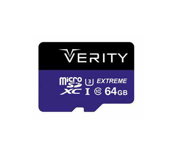 کارت حافظه microSDHC وریتی کلاس 10 استاندارد U3 سرعت 80MBps ظرفیت 64 گیگابایت - تصویر 1