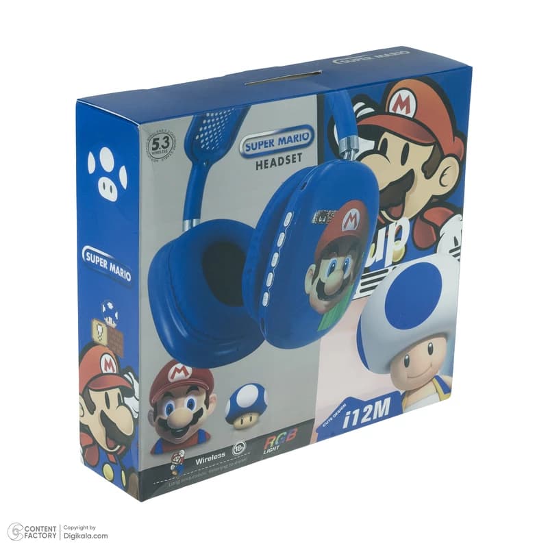 هدست بلوتوثی مدل Super Mario i12M - یزد موبایل