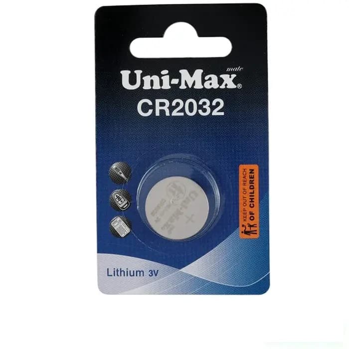 باتری سکه ای یونی مکس مدل CR2032 بسته یک عددی - یزد موبایل