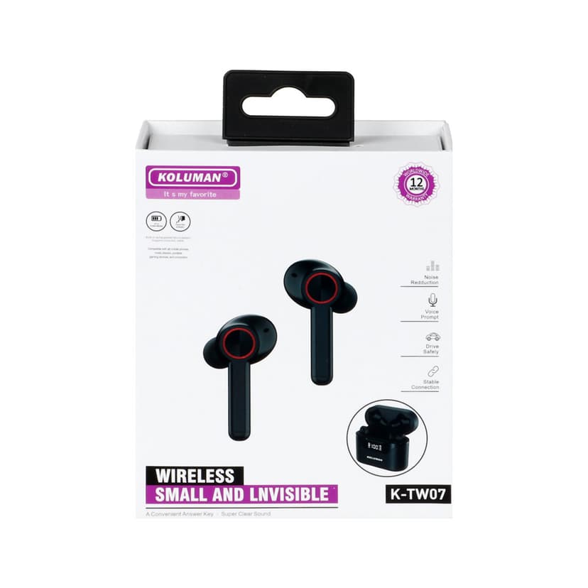 هدفون بی سیم کلومن مدل K-TW07 - یزد موبایل